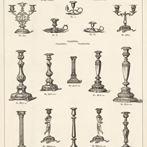 Candlesticks for the bedroom and the piano
