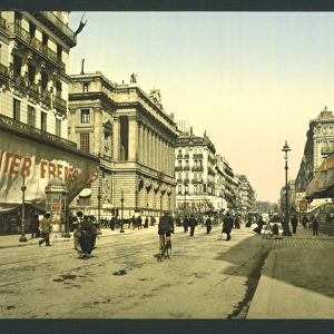 The Cannabiere (i. e. Cannebiere) and the Bourse, Marseilles