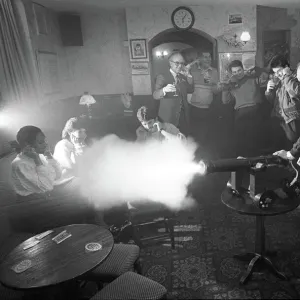 Cannon firing in pub -1