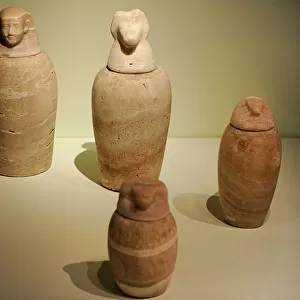 Canopic jars. Egypt