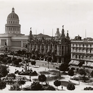 Capitol and Central Plaza, Havana, Cuba