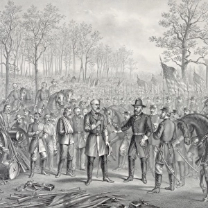 Capitulation & surrender of Robt. E. Lee & his army at Appom