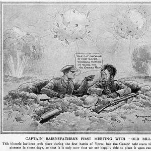 Captain Bairnsfathers first meeting with Old Bill, WW1