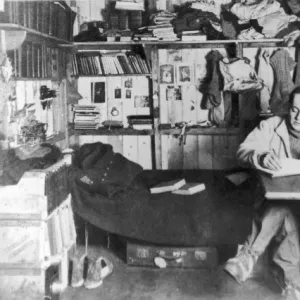 Captain Scott in his workshop on board Terra Nova