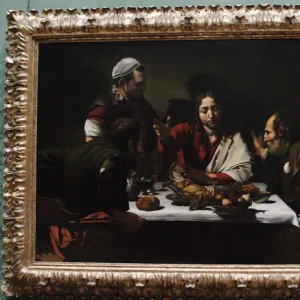 Caravaggio (1571-1610). Supper at Emmaus (1601)