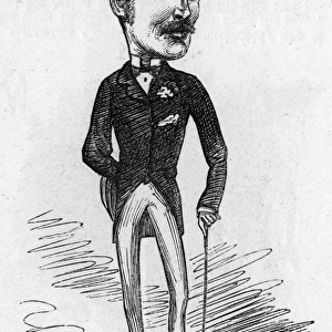 Caricature of the actor H B Conway