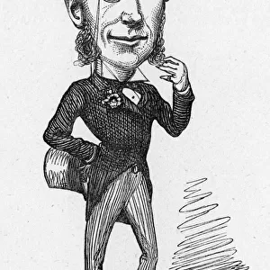 Caricature of the actor J G Taylor