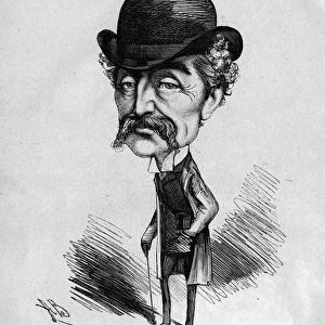 Caricature of Alexander Henderson, theatre owner