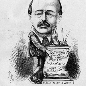 Caricature of Ambrose Maynard, theatrical agent