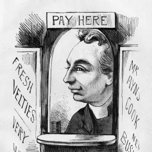 Caricature of Archdeacon Dunbar, Anglican clergyman