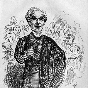 Caricature of Barry Sullivan, English actor
