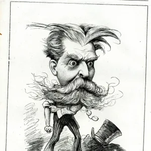 Caricature, Carl Rosa, musical impresario