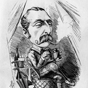 Caricature of the Duke of Connaught in Egypt