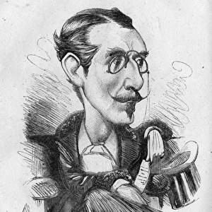 Caricature of Earl Dunraven, theatre patron