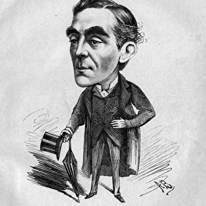 Caricature of Edward Royce, actor and stage manager