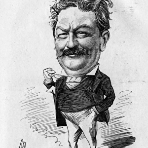 Caricature of Frank Hall