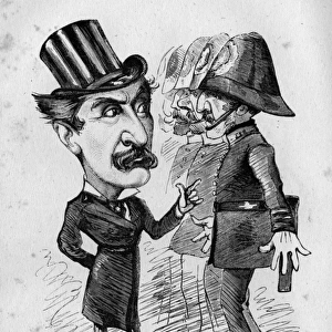 Caricature of Howard Paul, American writer and performer