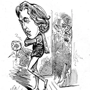 Caricature, Oscar Wilde as Romeo