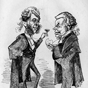 Caricature of Sir Hardinge Giffard and John Charles Day