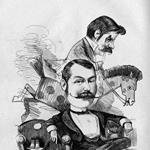 Caricature of Walter Webling and Alfred Watson