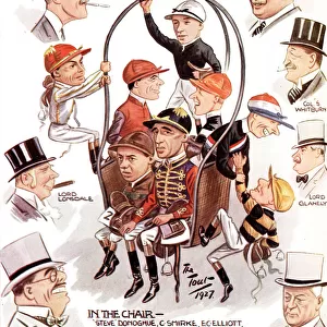 Caricatures at Royal Ascot, 1927