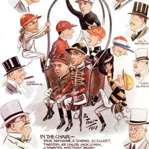 Caricatures at Royal Ascot, 1927