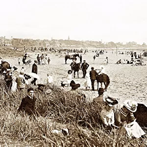 Carnoustie Beach, Scotland, early 1900s