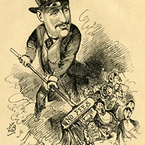 Cartoon, Augustus Harris, British actor and dramatist