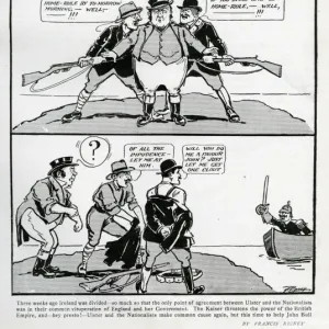 Cartoon, The Change in Ireland, WW1