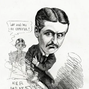 Cartoon, Charles Hawtrey, actor and theatre manager