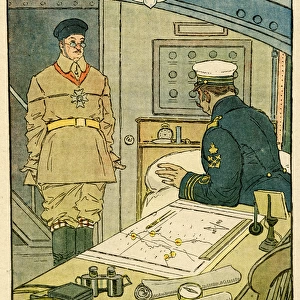 Cartoon, An easy target, WW1