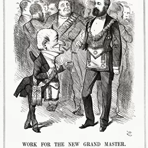 Cartoon, Edward, Prince of Wales, Masonic Grand Master