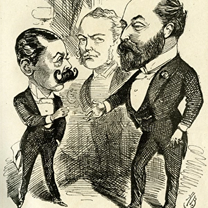 Cartoon, Edward, Prince of Wales, Randolph Churchill