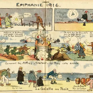 Cartoon, Epiphany 1916, WW1