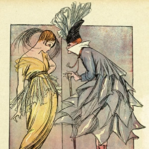 Cartoon, The Fashionable Shape, WW1