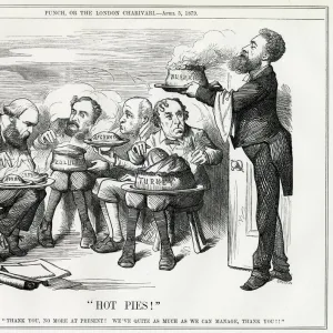 Cartoon, Hot Pies! (Disraeli and Foreign Affairs)