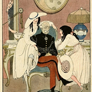 Cartoon, The new Fraulein, WW1