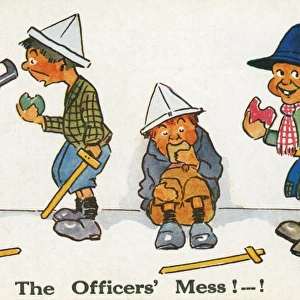Cartoon - The Officers Mess