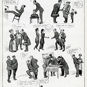 Cartoon story, Escaping the War, WW1