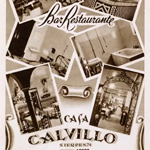 Casa Calvillo, hotel, bar and restaurant, Seville, Spain