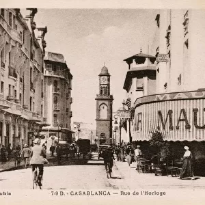 Casablanca, Morocco - Clocktower Road (Rue de l Horloge)