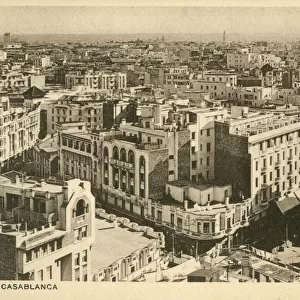 Casablanca, Morocco - Panoramic View of the City