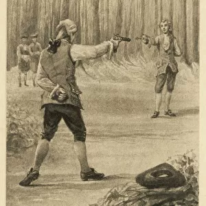 Casanova fights a duel with Branecki