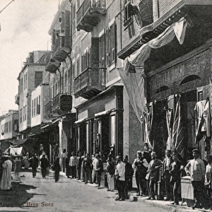 Cassara Street in Suez, Egypt