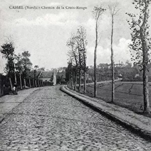 Cassel, France - Croix-Rouge Street