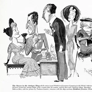 The cast of Don t Listen, Ladies, written by Sacha Guitry, and staged at the St