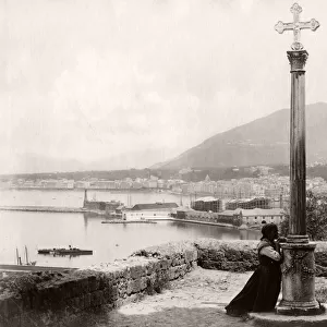 Castellammare di Stabia, Italy, c. 1880s sea view