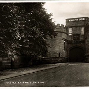Castle - Entrance, Skipton, Yorkshire