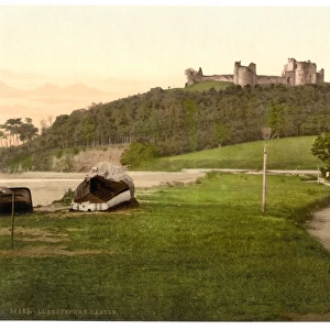 Castle, Llanstephen (i. e. Llansteffan), Wales