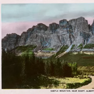 Castle Mountain, near Banff, Alberta, Canada